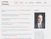 Tablet Screenshot of la-france-orthodoxe.net